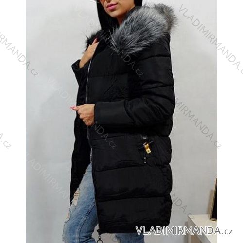 Jacket coat winter with fur (s-xl) POLSKá MODA PM217033
