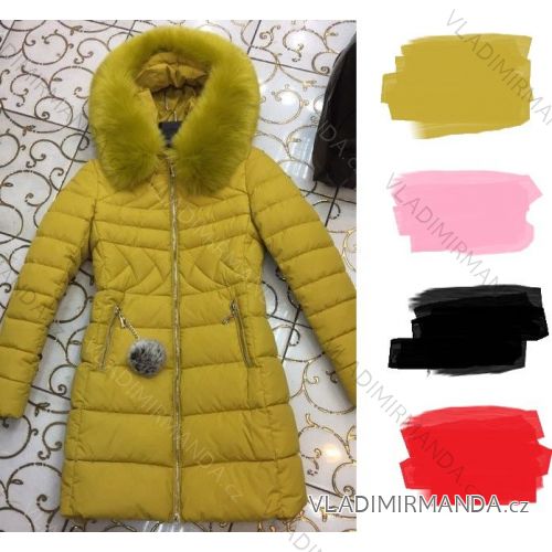 Jacket coat with ladies' fur (s-xl) POLSKá MODA PM217043
