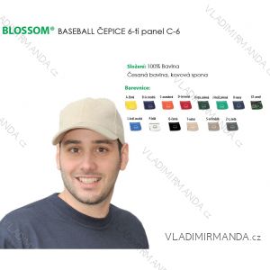 Baseball čepíce  pánská a dorost (one size) BLOSSOM BLO- C6