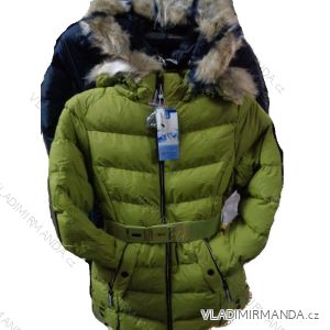 Kabát zimní dámský zateplený kožíškem (m-3xl) NATURE IM617RQW-4737