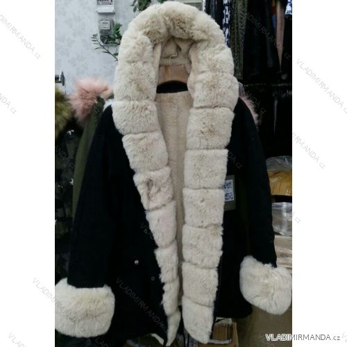 Coat winter park with fur women KZELL PM217060
