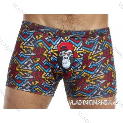 Boxerky pánské tattoo (s-2xl) CORNETTE S OBRáZKEM GORILLA MULTICOLOR 280/131