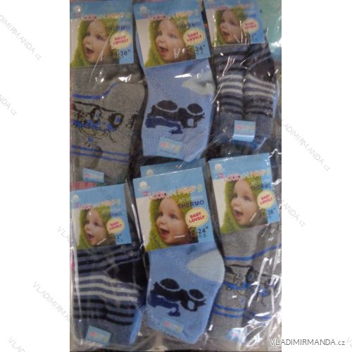 Socks warm thermo infant boys (0-36 months) LOOKEN ZTY-6812ABS
