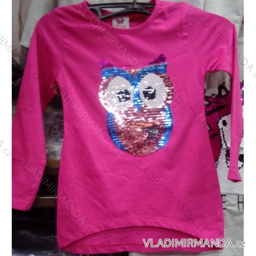 T-shirt short long sleeve with sequins children's (98-128) TUZZY TURKEY MODA TM21793017
