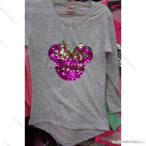 T-shirt short sleeve with sequins children's (98-128) ZEYREK TURKEY MODA TM217062
