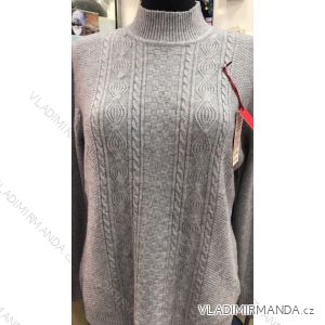 Svetr slabý dlouhý rukáv dámská (l-3xl) POLSKá MODA  PM117086