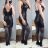 Šaty elegantní dámské s flitry (uni s-l) ITALSKá MODA IM917377