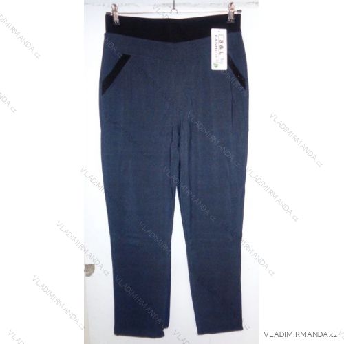 Kalhoty elastické  dámské nadrozměrné (2xl-5xl) SMILING JEANS WU-166