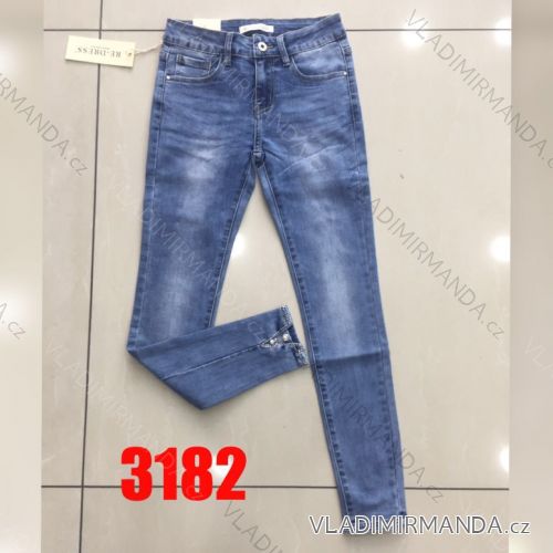 Rifle jeans s perličkami dámské (xs-xl) LEXXURY 3182