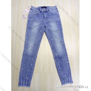 Jeans rifle with ladies pearls (xs-xl) LEX18026
