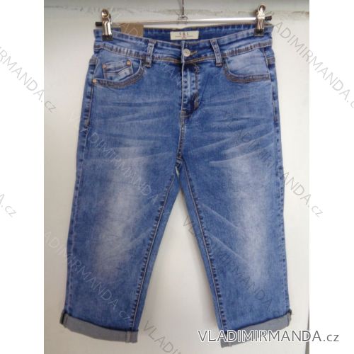 Rifle jeans 3/4 dlouhé dámské (36-46) SAL H055