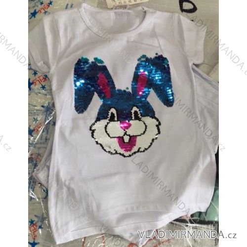 T-shirt short sleeve with sequins children's (98-128) TUZZY TM218057
