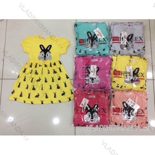 Dress short sleeve baby with sequins (3-6 years) TURKEY TV418087