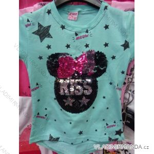 T-shirt short sleeve with sequins children's (98-128) ZEYREK TURKEY MODA TM218027
