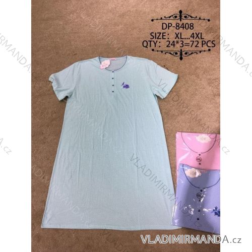 Košile noční krátký rukáv nadrozměrná dámská (xl-4xl) VALERIE DREAM DP-8408