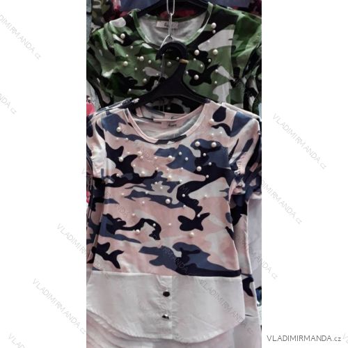 T-shirt short sleeve with turtleneck Girls TUZZY Turkish fashion TM218055
