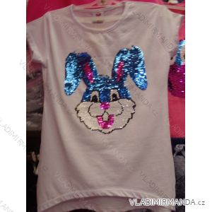 T-shirt with short sleeves with sequins girls girl (134-164) TUZZY TURKEY MODA TM218071
