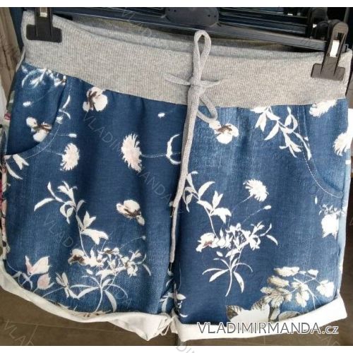 Shorts jeans shorts with ladies flowers (uni sl) ITALIAN Fashion IM1218050
