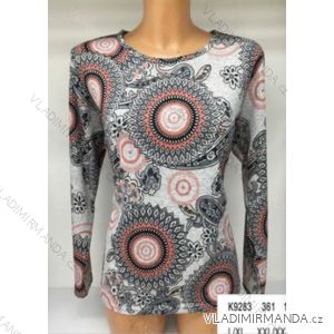 Tričko tunika 3/4 dlouhý rukáv dámské (l-3xl) ERBOSSI PM118215