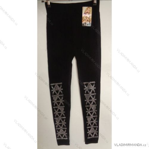 Long leggings with ladies stones (s-xl) SAL GC-15
