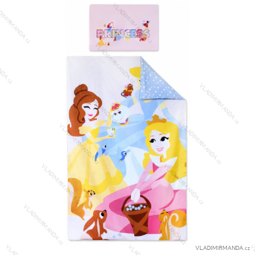 Princess Girl's Girls (90 * 140cm; 40 * 55cm) SETINO PR-H-BEDLINEN-05