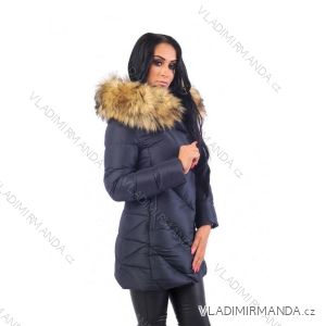 Kabát zimné s kožušinkou dámsky prešívaný (SML-xl) MFASHION MF18M-208A