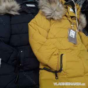 Kabát dlhý zimný dámsky (m-2xl) Poľsko MODA PM218018
