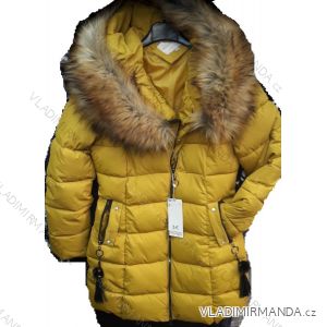 Kabát dlhý zimný dámsky (m-2xl) Poľsko MODA PM2181818
