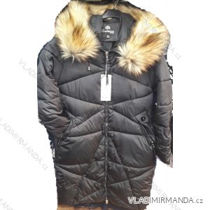 Kabát dlhý zimný dámsky (m-2xl) Poľsko MODA PM2181808
