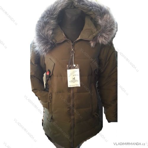 Coat winter park quilted with fur (s-xl) POLAND IM1018T2662Y
