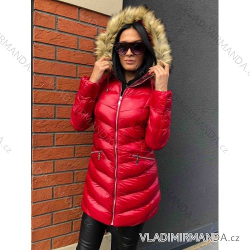 Winter jacket with fur lace quilted (sml) MFASHION MF18118
