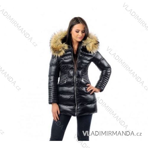 Winter coat with fur ladies quilted (sml-xl) MFASHION MF18M-201
