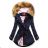 LHD-Q-35 Women's Lady's Coat with Leather LHD Fashion (s-xl)
