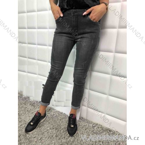 Rifle jeans úzke 7/8 dámske (sml) MFASHION MF18K090
