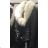 Short jacket with fur polished leatherette ladies (s-2xl) METROFIVE MET18011
