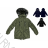 Winterjacke Jacke isoliert Fell Jungen (8-16let) KUGO JK-1811