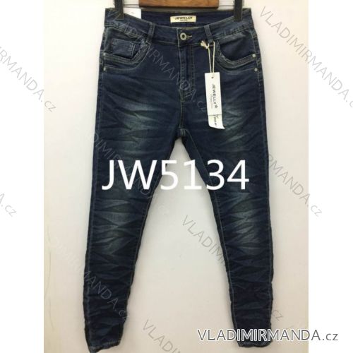 Rifle jeans úzke dlhé dámske (xs-xl) Jewell LEXXURY MA118JW5134
