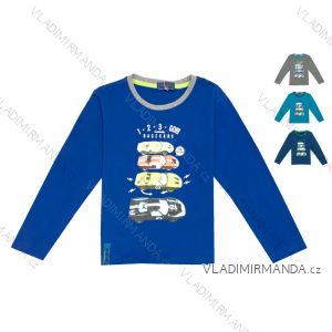 T-Shirt Long Sleeve Cotton Kids Boys (98-128) KUGO M1182
