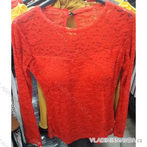 Tunic blouse lace 3/4 long sleeve ladies (uni sl) ITALIAN Fashion IM9181053
