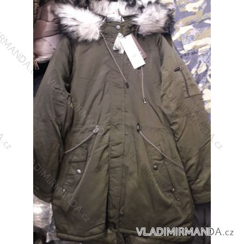 Kabát parka dámska teplá s kožušinkou (s-2xl) EMT-ALNWICK IM618W80007-2
