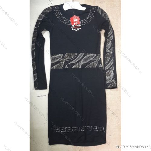 Šaty dlhý rukáv dámske (uni s / m) EXCZOTIC turecká moda TM818066
