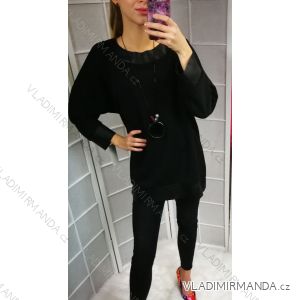 Tunika tričko so šperkom dámske (uni L-XXL) ITALSKÁ MÓDA IM9181058