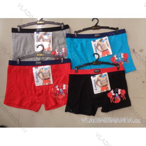 Boxerky pánské bavlněné vánoční motiv (l-3xl) PESAIL G55418