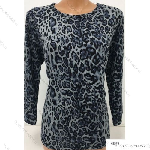 Tričko leopardí vzor dámske (L-3XL) Erbossi K9529
