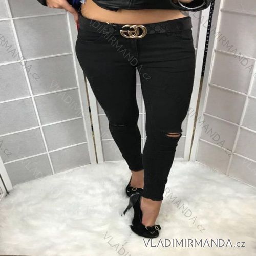 Women's Skinny Pants (34-42 / black) MISS ANNA IM918E04