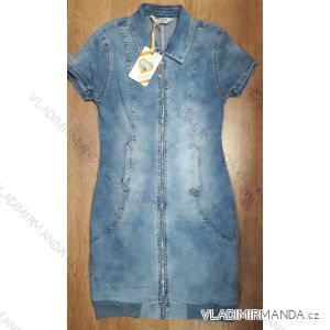 Džínsové šaty krátky rukáv dámske (s-xl) RE-DRESS MA119GD1035-J
