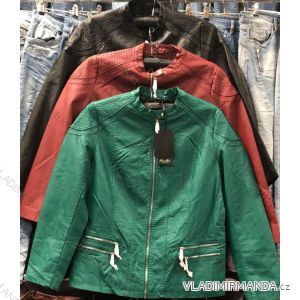 Women's Leatherette Jacket (2x1-5xl) S. West MA19015
