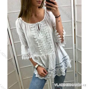 Short sleeve tunic women's lace (uni m / l) ITALIAN MODE IM719254
