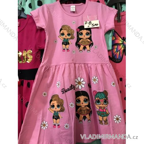 Short sleeve dress for girls (2-8 years) TURKEY PRODUCTION TV419164