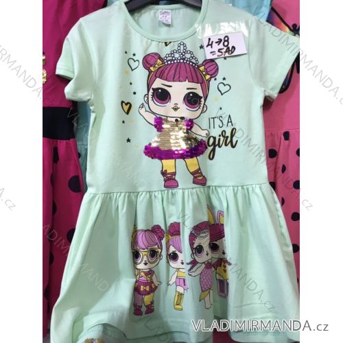 Short sleeve dress for girls (2-8 years) TURKISH PRODUCTION TV419165